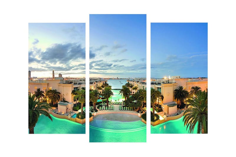 Dekorativ Canvasmålning 3 Delar - Flerfärgad - Inredning & dekor - Tavlor & konst - Canvastavla