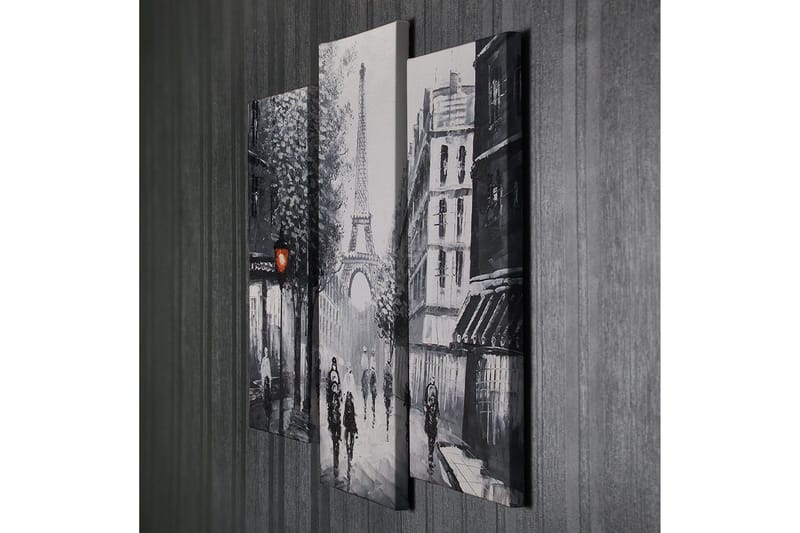 Dekorativ Canvasmålning 3 Delar - Flerfärgad - Inredning & dekor - Tavlor & konst - Canvastavla