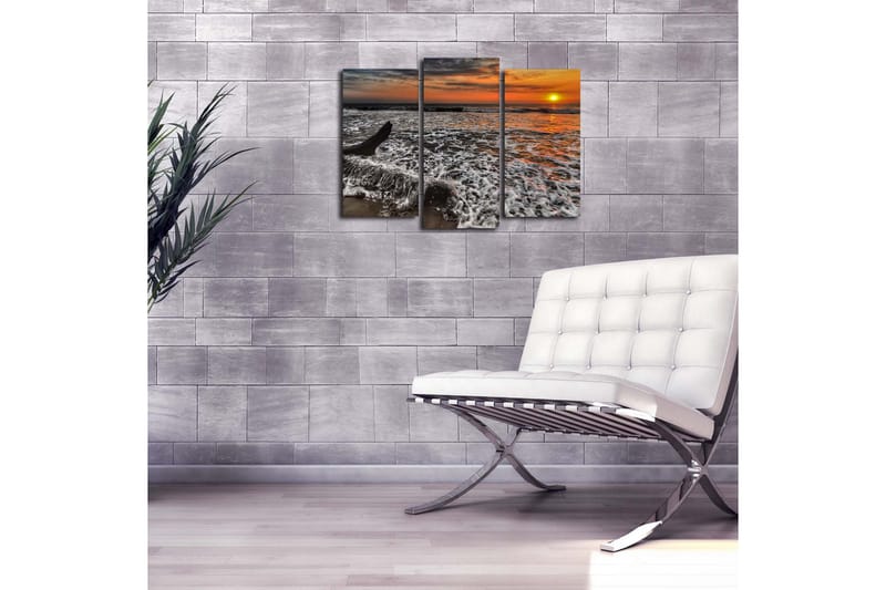 Dekorativ Canvasmålning 3 Delar - Flerfärgad - Inredning & dekor - Tavlor & konst - Canvastavla