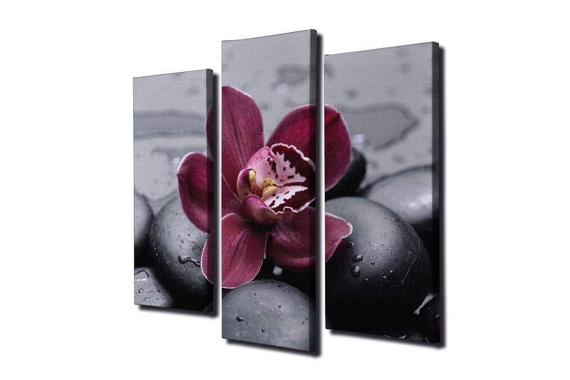 Dekorativ Canvasmålning 3 Delar - Flerfärgad - Inredning & dekor - Tavlor & konst - Canvastavla