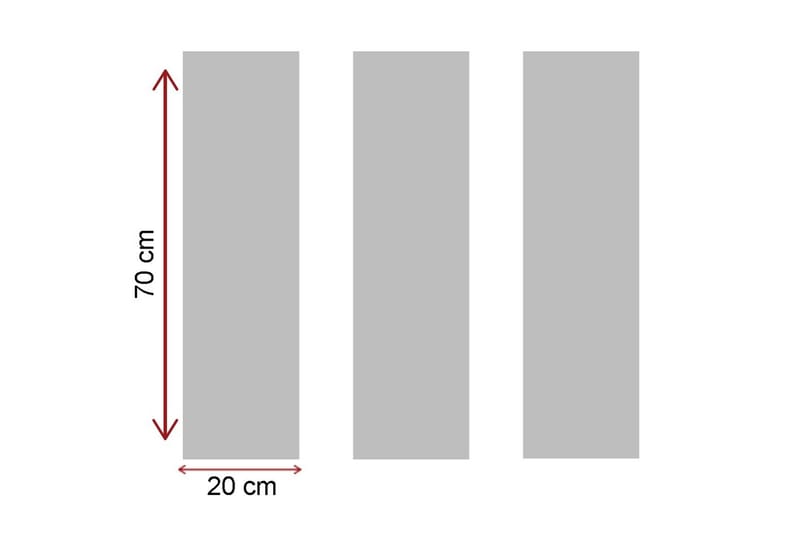 Dekorativ Canvasmålning 3 Delar - Flerfärgad - Inredning & dekor - Tavlor & konst - Canvastavla