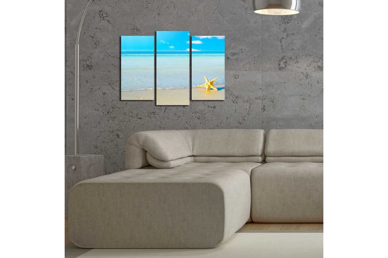 Dekorativ Canvasmålning 3 Delar - Flerfärgad - Inredning & dekor - Tavlor & konst - Canvastavla