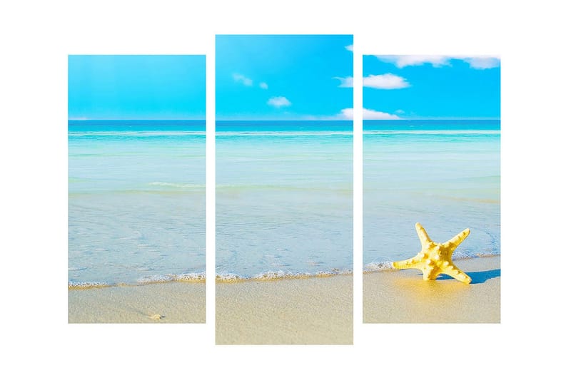 Dekorativ Canvasmålning 3 Delar - Flerfärgad - Inredning & dekor - Tavlor & konst - Canvastavla