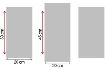 Dekorativ Canvasmålning 3 Delar - Flerfärgad - Inredning & dekor - Tavlor & konst - Canvastavla