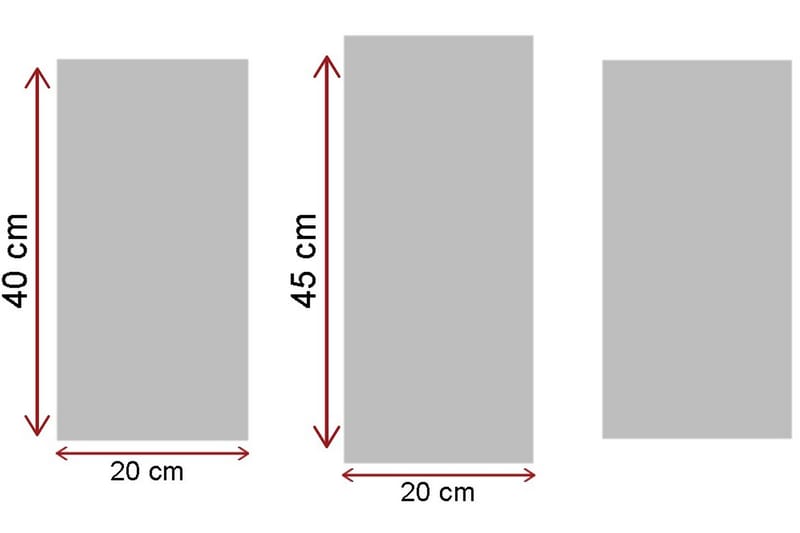 DEKORATIV Canvasmålning 3 Delar - Inredning & dekor - Tavlor & konst - Canvastavla