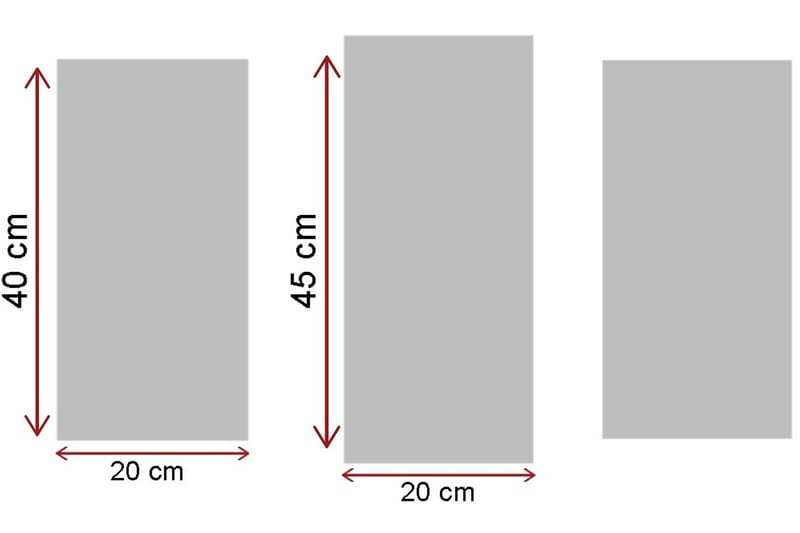 DEKORATIV Canvasmålning 3 Delar - Inredning & dekor - Tavlor & konst - Canvastavla