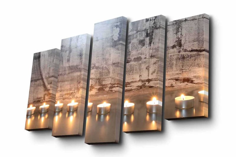 DEKORATIV Canvasmålning 5 Delar - Inredning & dekor - Tavlor & konst - Canvastavla