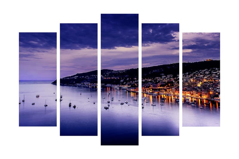 DEKORATIV Canvasmålning 5 Delar - Inredning & dekor - Tavlor & konst - Canvastavla