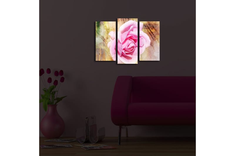 Dekorativ Canvasmålning LED-belysning 3 Delar - Flerfärgad - Inredning & dekor - Tavlor & konst - Canvastavla