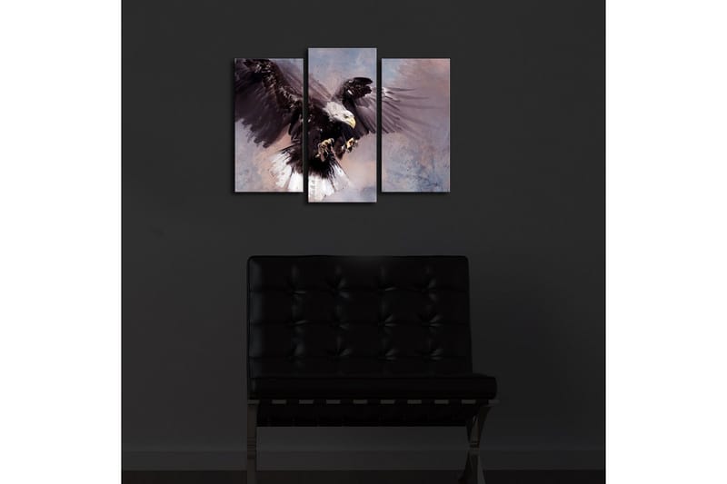 Dekorativ Canvasmålning LED-belysning 3 Delar - Flerfärgad - Inredning & dekor - Tavlor & konst - Canvastavla