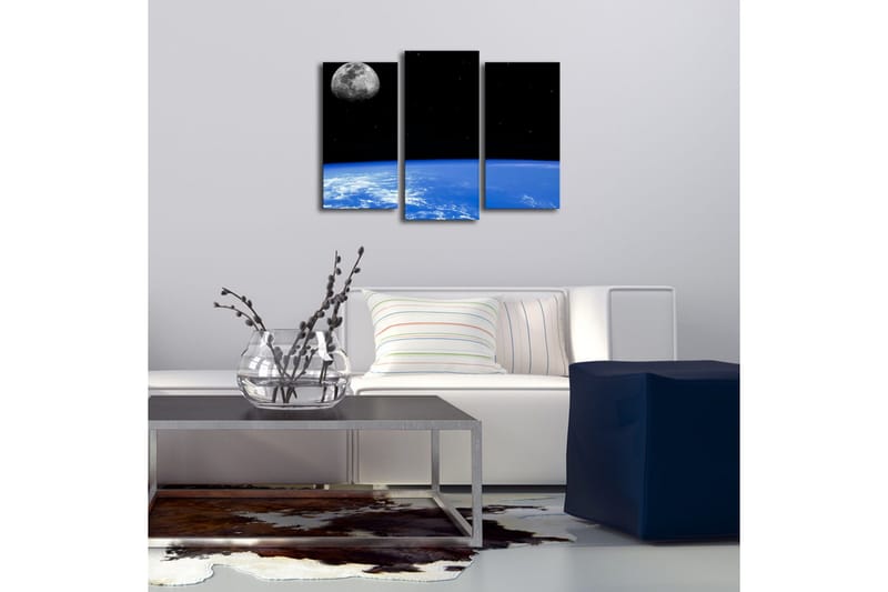 Dekorativ Canvasmålning LED-belysning 3 Delar - Flerfärgad - Inredning & dekor - Tavlor & konst - Canvastavla