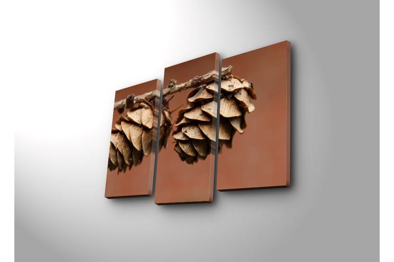 Dekorativ Canvasmålning LED-belysning 3 Delar - Flerfärgad - Inredning & dekor - Tavlor & konst - Canvastavla