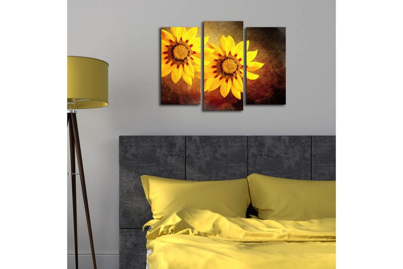 DEKORATIV Canvasmålning LED-belysning 3 Delar - Inredning & dekor - Tavlor & konst - Canvastavla