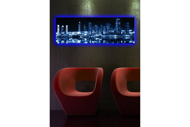 Dekorativ Canvasmålning LED-belysning - Flerfärgad - Inredning & dekor - Tavlor & konst - Canvastavla