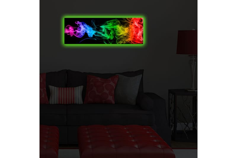 Dekorativ Canvasmålning LED-belysning - Flerfärgad - Inredning & dekor - Tavlor & konst - Canvastavla