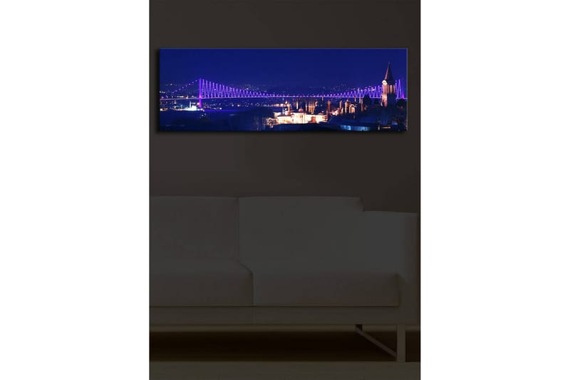 DEKORATIV Canvasmålning LED-belysning - Inredning & dekor - Tavlor & konst - Canvastavla