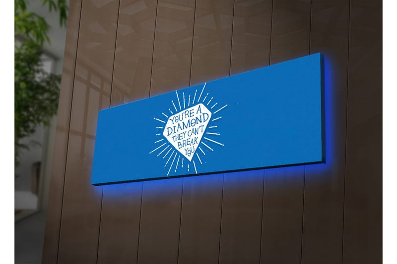 DEKORATIV Canvasmålning LED-belysning - Inredning & dekor - Tavlor & konst - Canvastavla