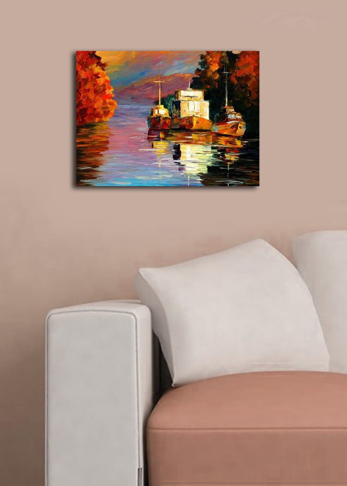 DEKORATIV CANVASTAVLA 28x38 cm Flerfärgad - Inredning & dekor - Tavlor & konst - Canvastavla