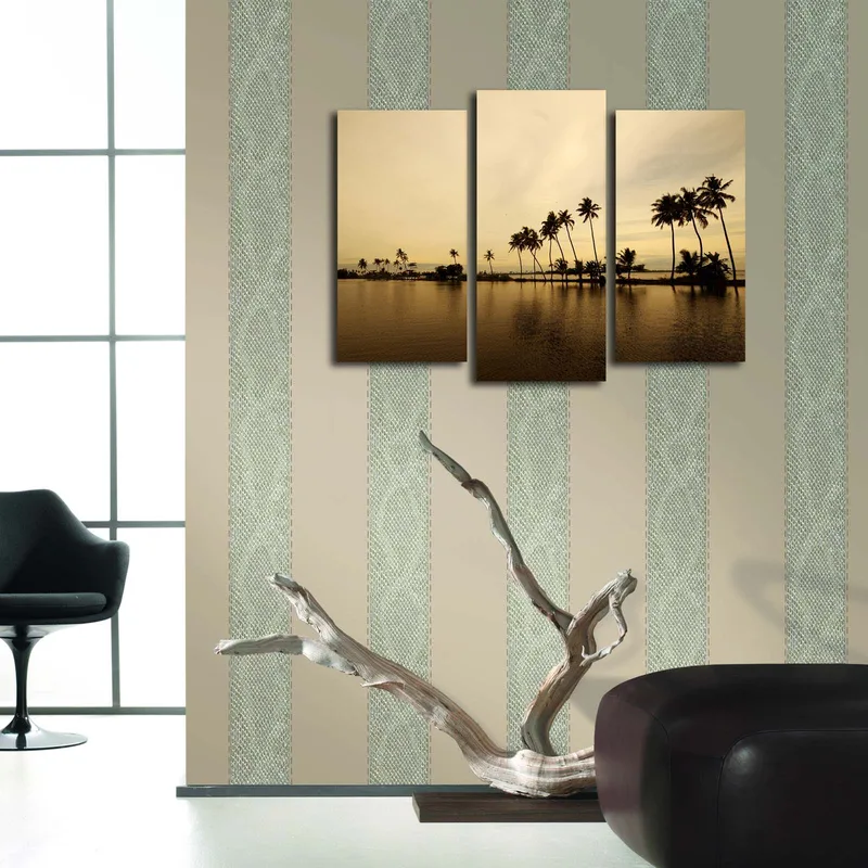 Dekorativ Canvastavla 3-Delar 45x20 cm - Flerfärgad - Inredning & dekor - Tavlor & konst - Canvastavla