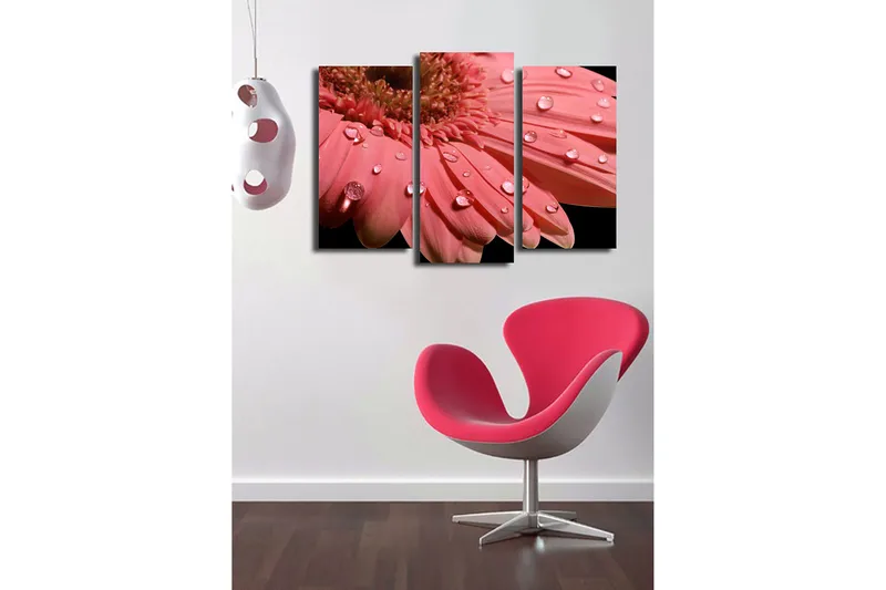 Dekorativ Canvastavla 3-Delar 45x20 cm - Flerfärgad - Inredning & dekor - Tavlor & konst - Canvastavla