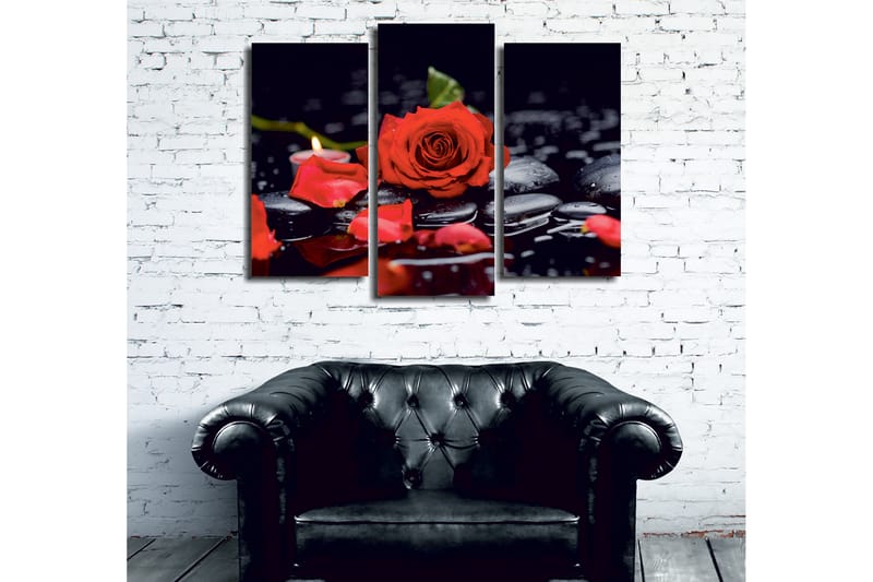 DEKORATIV CANVASTAVLA 3-Delar 45x20 cm Flerfärgad - Inredning & dekor - Tavlor & konst - Canvastavla