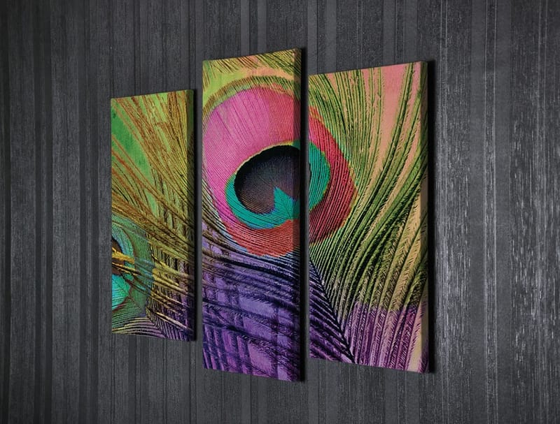 DEKORATIV CANVASTAVLA 3-Delar 45x20 cm Flerfärgad - Inredning & dekor - Tavlor & konst - Canvastavla