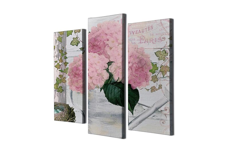DEKORATIV CANVASTAVLA 3-Delar 45x20 cm Flerfärgad - Inredning & dekor - Tavlor & konst - Canvastavla