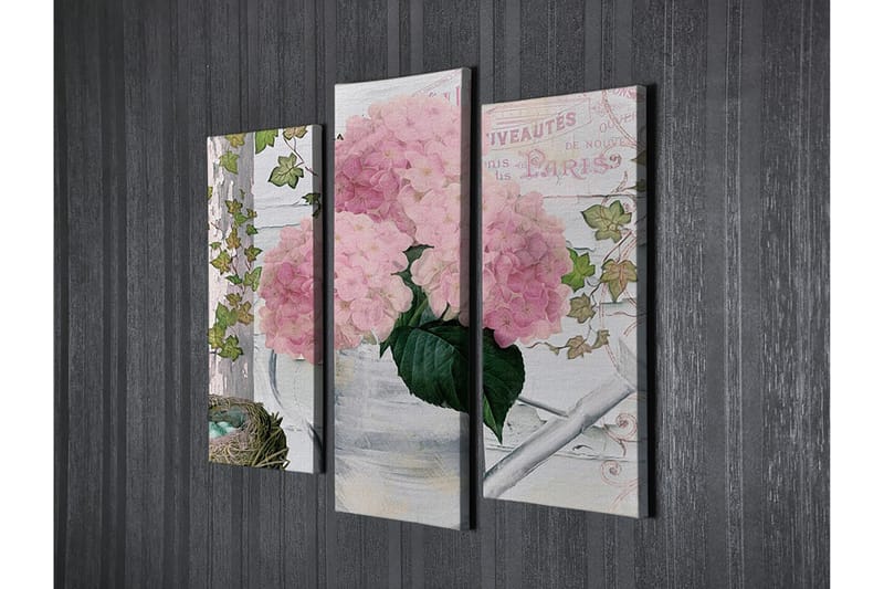 DEKORATIV CANVASTAVLA 3-Delar 45x20 cm Flerfärgad - Inredning & dekor - Tavlor & konst - Canvastavla