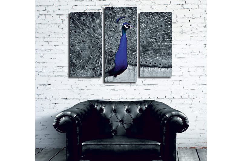 DEKORATIV CANVASTAVLA 3-Delar 45x20 cm Flerfärgad - Inredning & dekor - Tavlor & konst - Canvastavla
