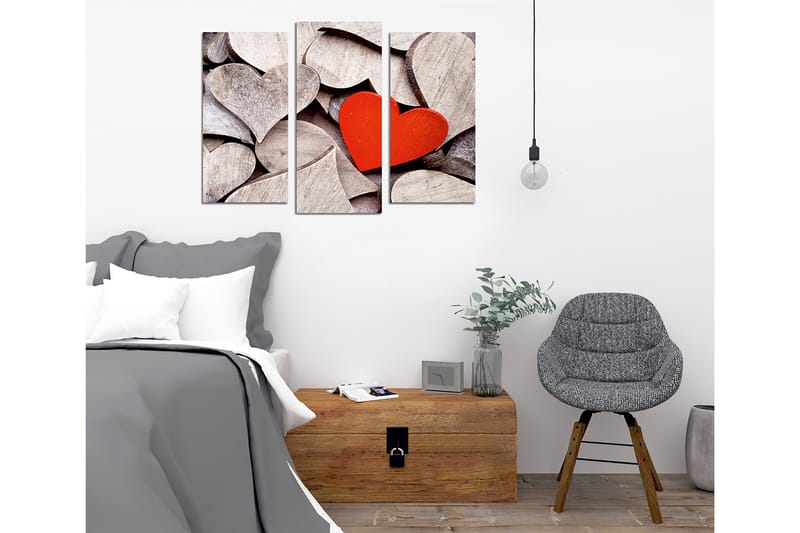 DEKORATIV CANVASTAVLA 3-Delar 45x20 cm Flerfärgad - Inredning & dekor - Tavlor & konst - Canvastavla