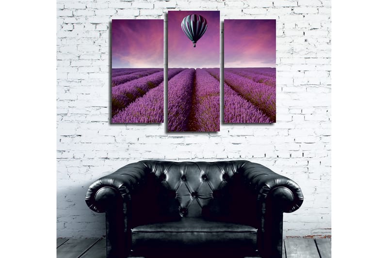 DEKORATIV CANVASTAVLA 3-Delar 45x20 cm Flerfärgad - Inredning & dekor - Tavlor & konst - Canvastavla