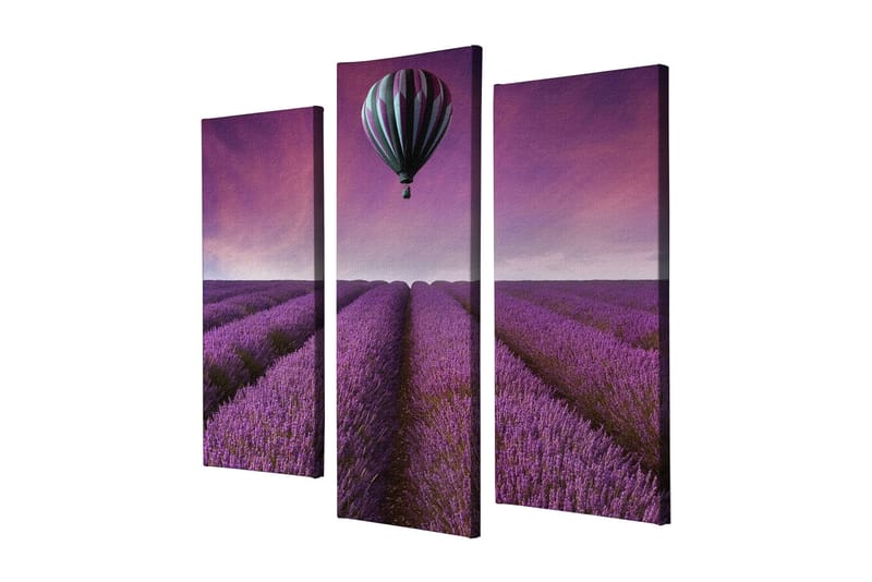 DEKORATIV CANVASTAVLA 3-Delar 45x20 cm Flerfärgad - Inredning & dekor - Tavlor & konst - Canvastavla