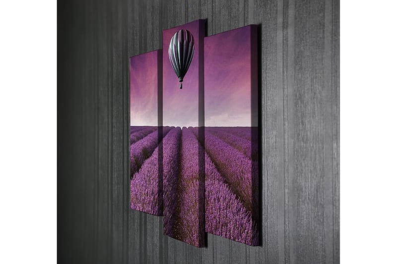 DEKORATIV CANVASTAVLA 3-Delar 45x20 cm Flerfärgad - Inredning & dekor - Tavlor & konst - Canvastavla