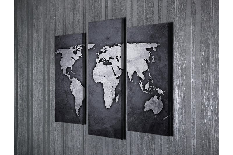 DEKORATIV CANVASTAVLA 3-Delar 45x20 cm Flerfärgad - Inredning & dekor - Tavlor & konst - Canvastavla