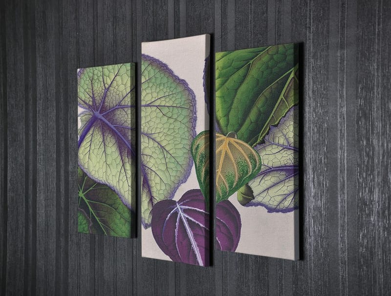 DEKORATIV CANVASTAVLA 3-Delar 45x20 cm Flerfärgad - Inredning & dekor - Tavlor & konst - Canvastavla