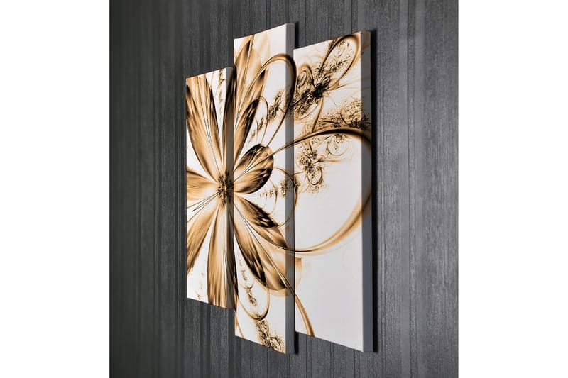 DEKORATIV CANVASTAVLA 3-Delar 45x20 cm Flerfärgad - Inredning & dekor - Tavlor & konst - Canvastavla