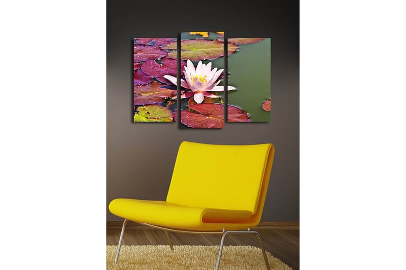 DEKORATIV CANVASTAVLA 3-Delar 45x20 cm Flerfärgad - Inredning & dekor - Tavlor & konst - Canvastavla