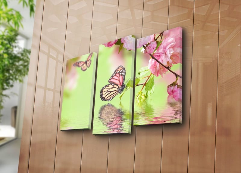 Dekorativ Canvastavla 3-Delar 45x20 cm - Flerfärgad - Inredning & dekor - Tavlor & konst - Canvastavla