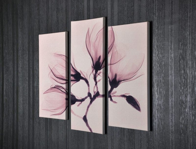 Dekorativ Canvastavla 3-Delar 45x20 cm - Flerfärgad - Inredning & dekor - Tavlor & konst - Canvastavla