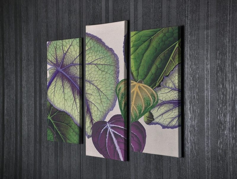 Dekorativ Canvastavla 3-Delar 45x20 cm - Flerfärgad - Inredning & dekor - Tavlor & konst - Canvastavla