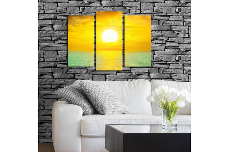 Dekorativ Canvastavla 3-Delar 45x20 cm - Flerfärgad - Inredning & dekor - Tavlor & konst - Canvastavla