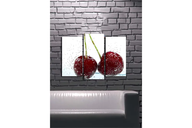 Dekorativ Canvastavla 3-Delar 45x20 cm - Flerfärgad - Inredning & dekor - Tavlor & konst - Canvastavla