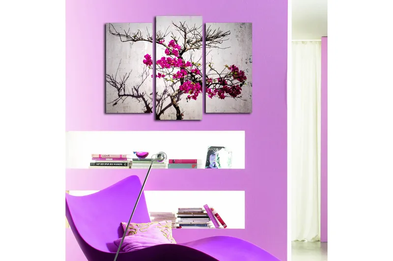 Dekorativ Canvastavla 3-Delar 45x20 cm - Flerfärgad - Inredning & dekor - Tavlor & konst - Canvastavla