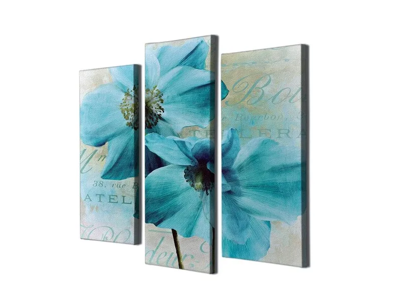 Dekorativ Canvastavla 3-Delar 45x20 cm - Flerfärgad - Inredning & dekor - Tavlor & konst - Canvastavla