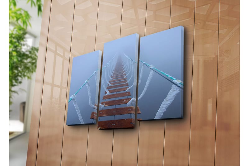 Dekorativ Canvastavla 3-Delar 45x20 cm - Flerfärgad - Inredning & dekor - Tavlor & konst - Canvastavla