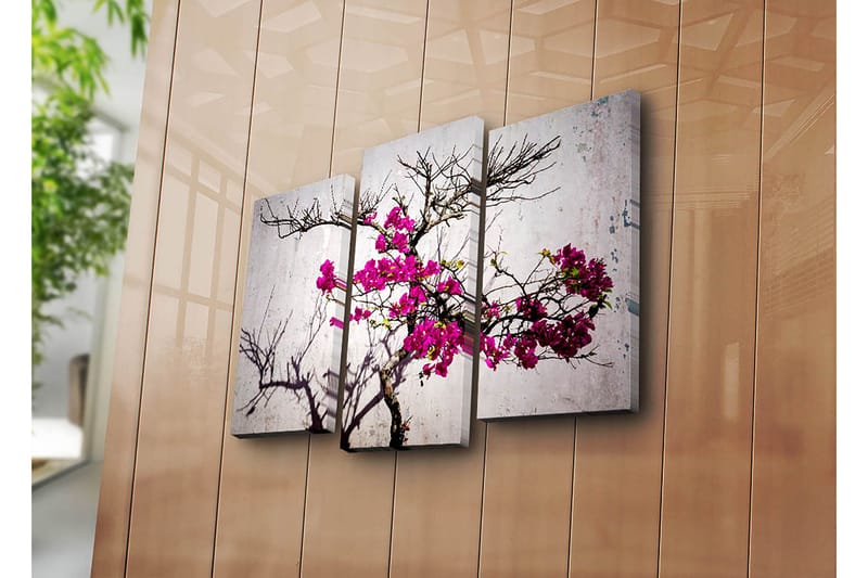 Dekorativ Canvastavla 3-Delar 45x20 cm - Flerfärgad - Inredning & dekor - Tavlor & konst - Canvastavla