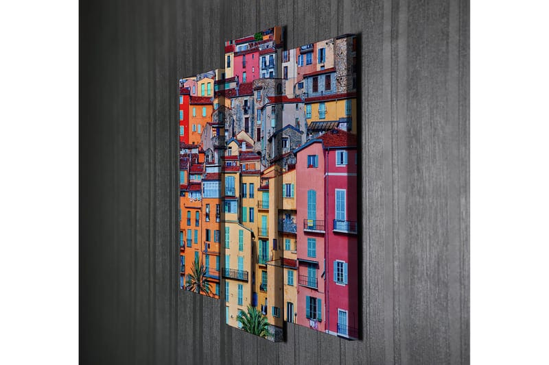 Dekorativ Canvastavla 3-Delar 45x20 cm - Flerfärgad - Inredning & dekor - Tavlor & konst - Canvastavla