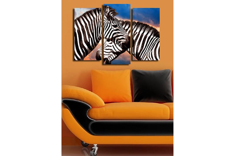 Dekorativ Canvastavla 3-Delar 45x20 cm - Flerfärgad - Inredning & dekor - Tavlor & konst - Canvastavla