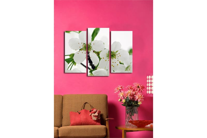 Dekorativ Canvastavla 3-Delar 45x20 cm - Flerfärgad - Inredning & dekor - Tavlor & konst - Canvastavla