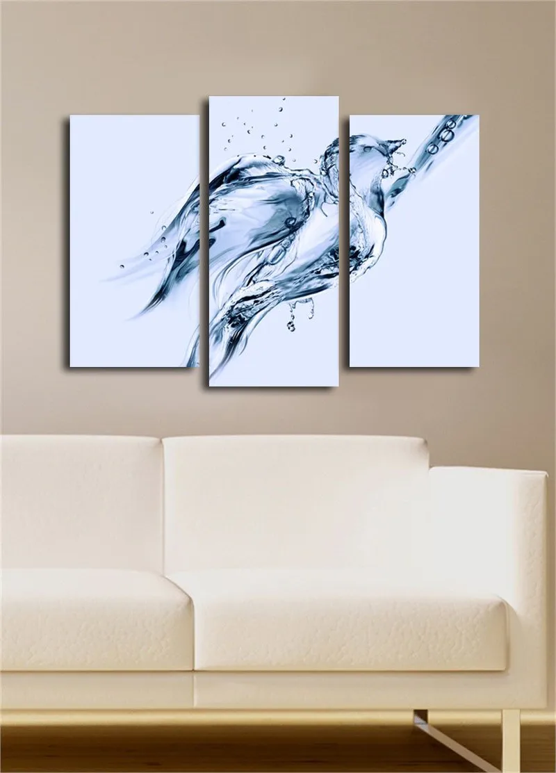 Dekorativ Canvastavla 3-Delar 45x20 cm - Flerfärgad - Inredning & dekor - Tavlor & konst - Canvastavla